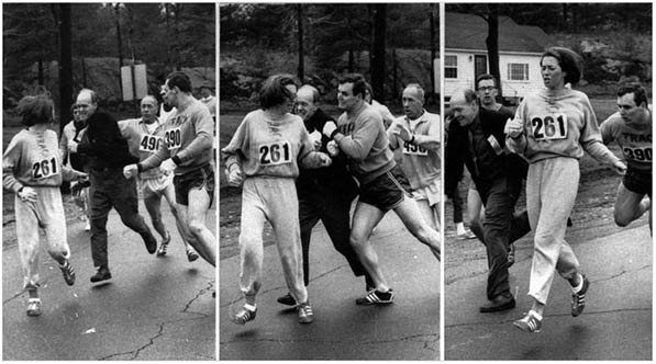 Katherine Switzer marathon Boston 1967